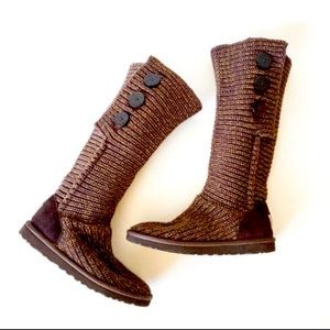 UGG Classic Cardy Wool Sock Boots size 9